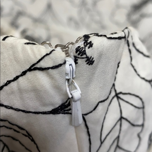 WHBM - Embroidered Strapless Dress - Picture 7 of 14